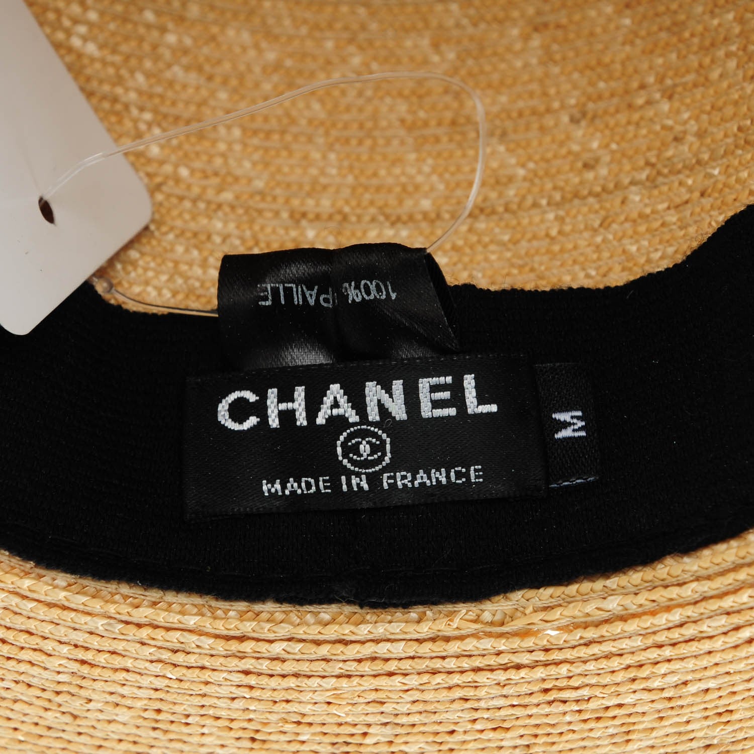 Chanel Straw CC Floppy Hat M Beige 5 of 6