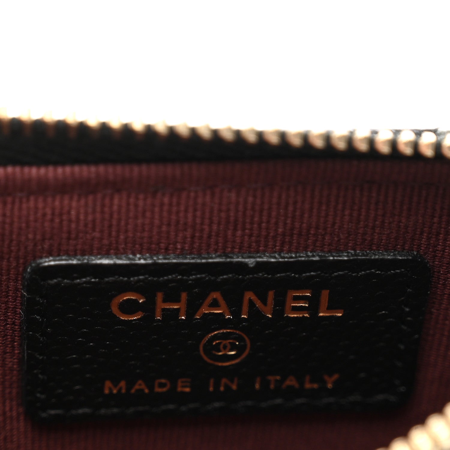 Chanel Caviar Quilted Flap Zip Card Holder Black 6 of 8