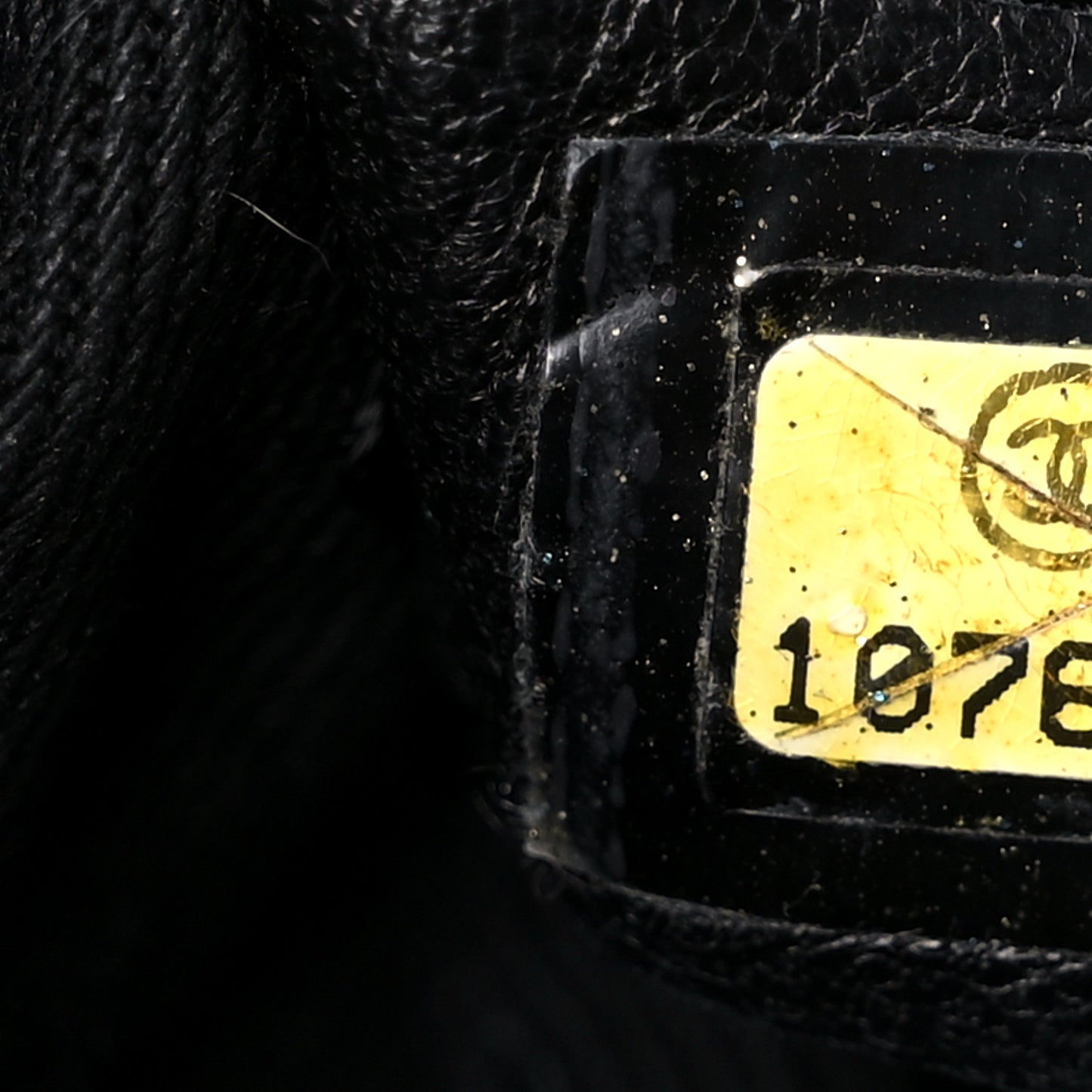 Calfskin Small Diamond Stitch Tote Black