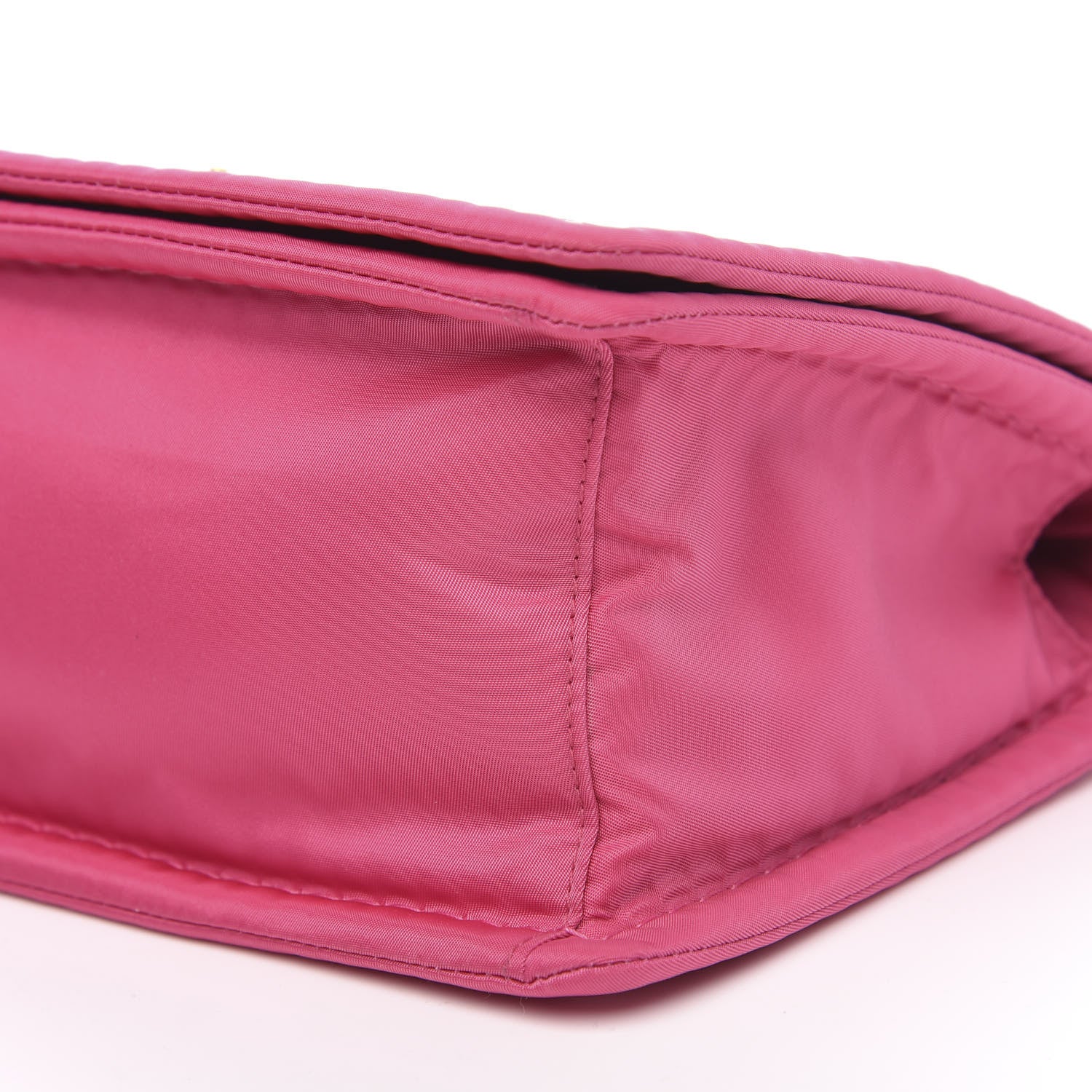 Prada Nylon Tessuto Small Chain Shoulder Bag Fuxia 8 of 8
