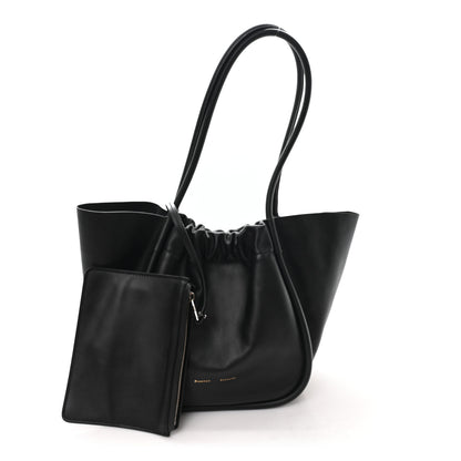 Proenza Schouler Calfskin Large Ruched Tote Black 3 of 10