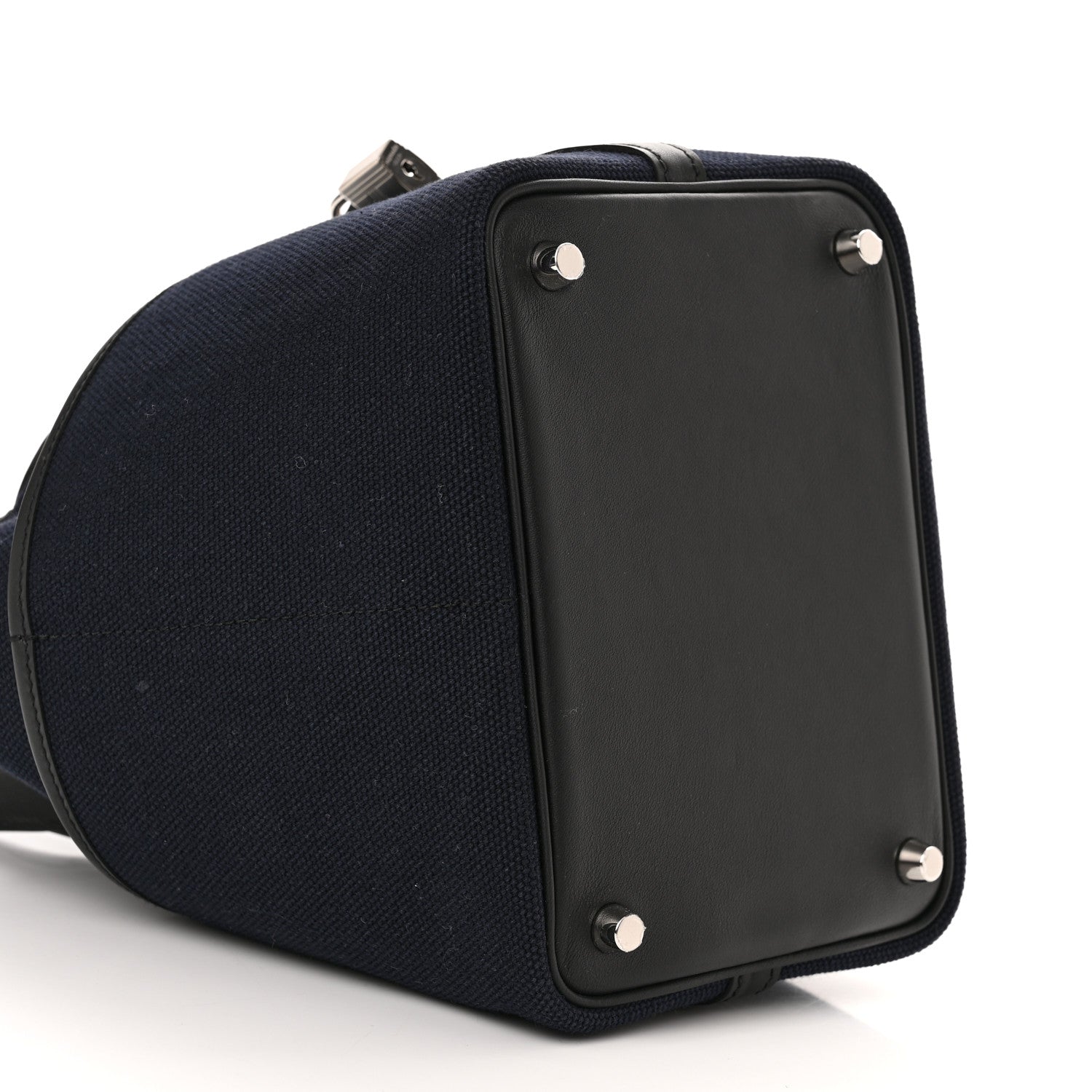 Hermes Toile Goeland Swift Cargo Picotin Lock 18 Bleu Marine 4 of 12