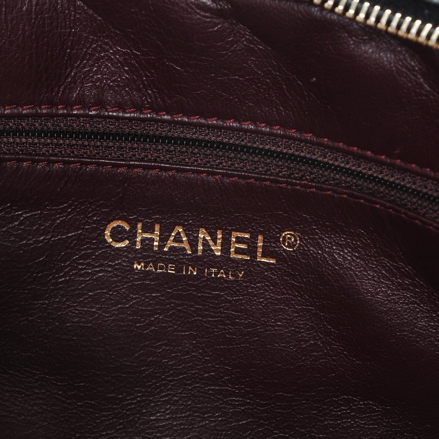 Aged Calfskin Quilted Medium Reissue Camera Case Black