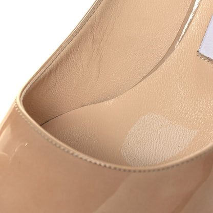 Jimmy Choo Patent Agnes 85 Pumps 36.5 Beige 8 of 10