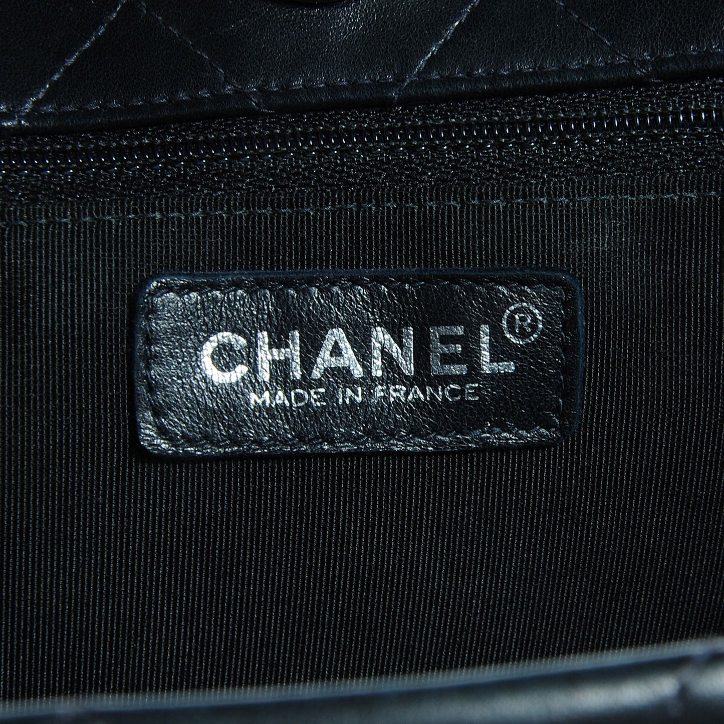 Lambskin Quilted Shoulder Bag Black
