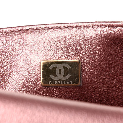 Chanel Metallic Grained Calfskin Quilted 2.55 Reissue Mini Flap Copper Pink 7 of 11