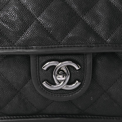 Chanel Caviar Quilted Large French Riviera Flap Black 9 of 12