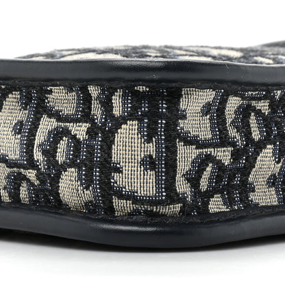 Christian Dior Oblique Diorquake Clutch Blue 9 of 10
