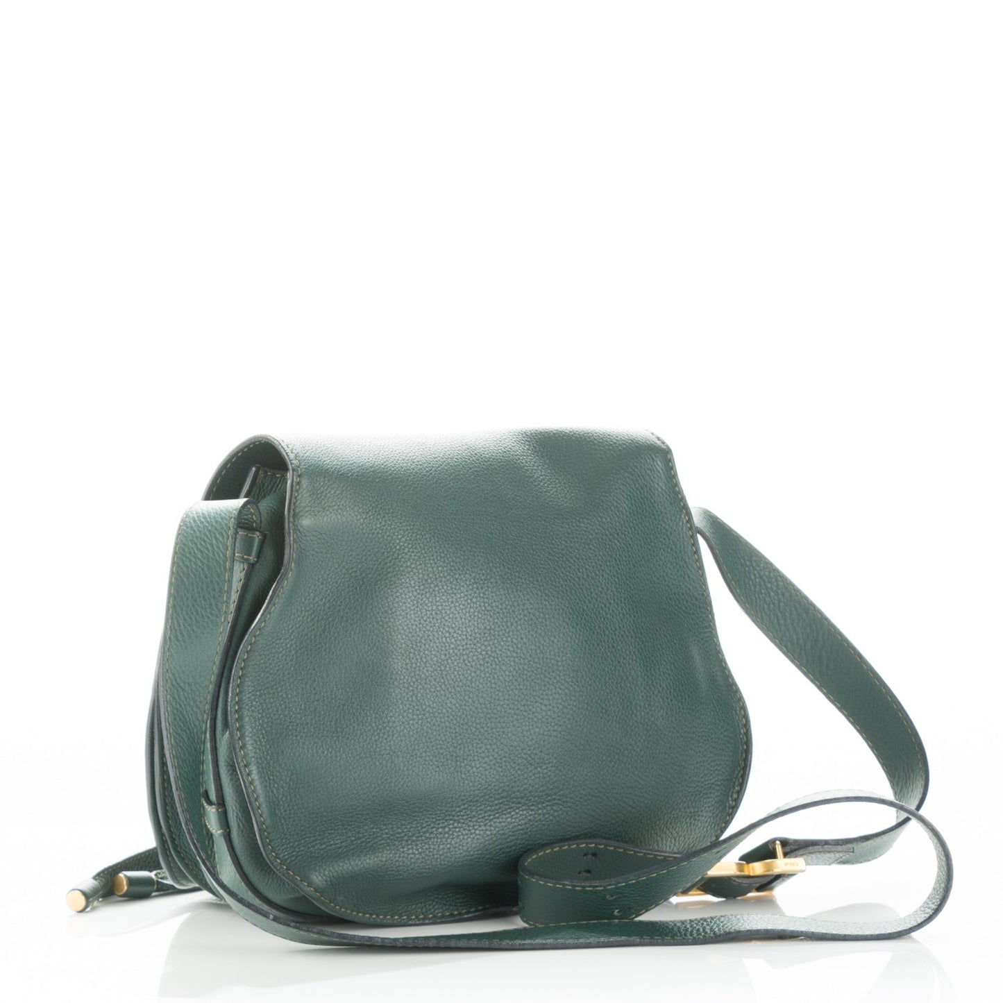Calfskin Medium Marcie Round Crossbody Bag Epicea