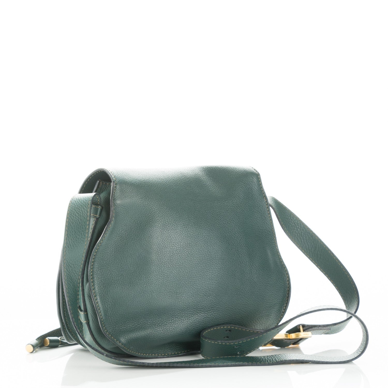 Chloe Calfskin Medium Marcie Round Crossbody Bag Epicea 3 of 9