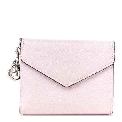 Christian Dior Bullcalf Diorissimo Medium Envelope Wallet Rose Poudre 1 of 8