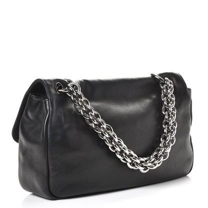 Chanel Lambskin Medium Soft and Chain Flap Black 3 of 7