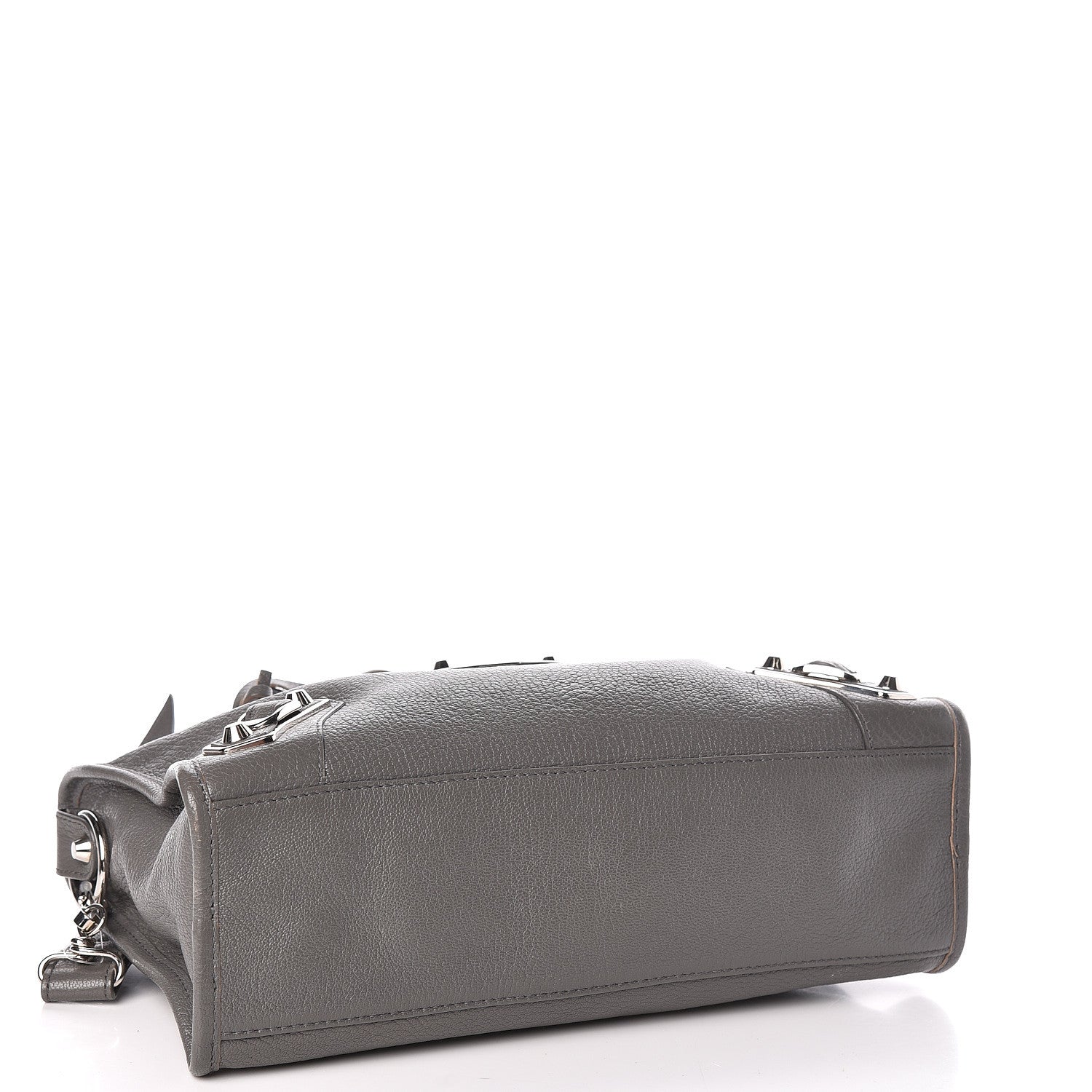 Balenciaga Chevre Silver Metallic Edge Hardware S City Gris Acier 4 of 10