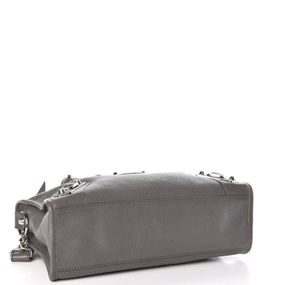 Balenciaga Chevre Silver Metallic Edge Hardware S City Gris Acier 4 of 10