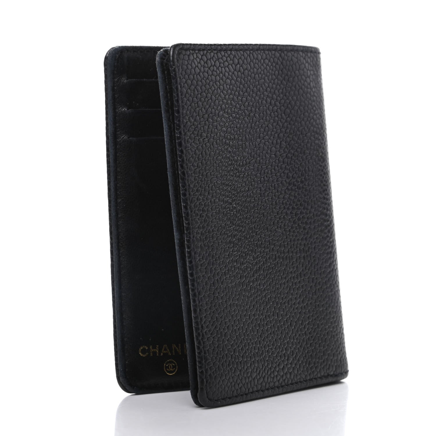 Chanel Caviar Timeless CC Card Holder Wallet Black 3 of 8