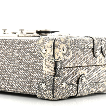 Louis Vuitton Lizard Petite Malle Silver 9 of 10