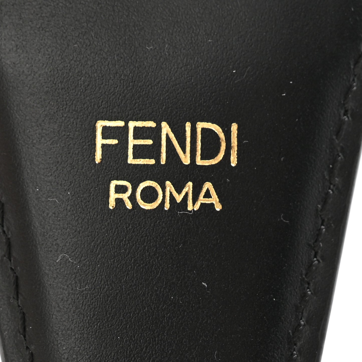 Jacquard Ribbon Vitello King FF Adjustable Strap You Fango Marrone Black