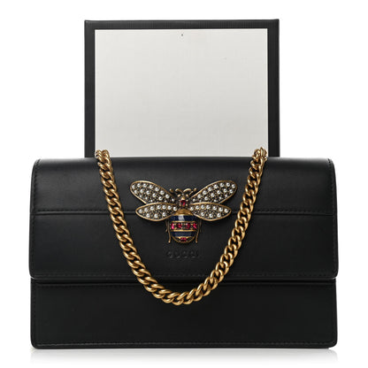 Gucci Calfskin Queen Margaret Chain Wallet Black 11 of 11
