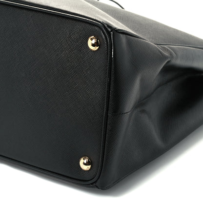 Prada Saffiano Large Galleria Double Zip Tote Black 10 of 10