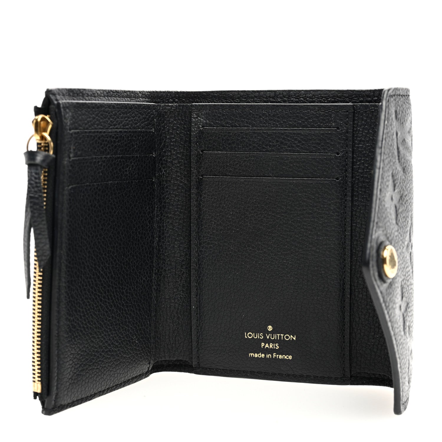 Louis Vuitton Empreinte Victorine Wallet Black 5 of 6
