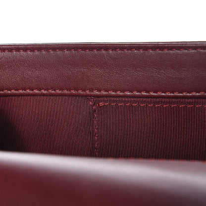 Chanel Lambskin Quilted New Medium Boy Flap Dark Red 11 of 13