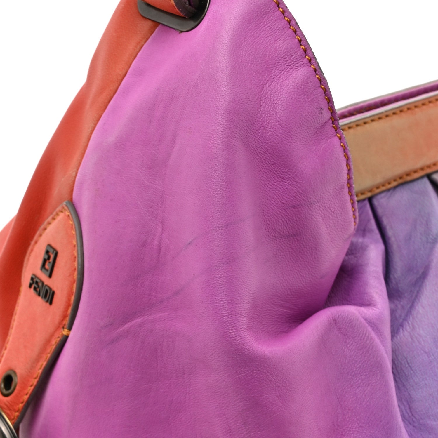 Fendi Agnello Sfumato Doctor B Hobo Bag Multicolor 13 of 15