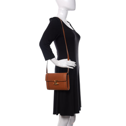 Celine Natural Calfskin Triomphe Strap Bag Tan 2 of 11