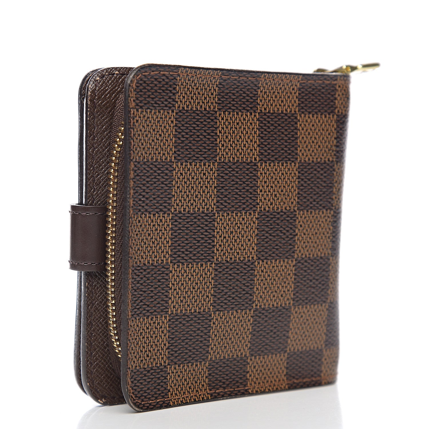 Louis Vuitton Damier Ebene Zippe Zipped Compact Wallet 2 of 6