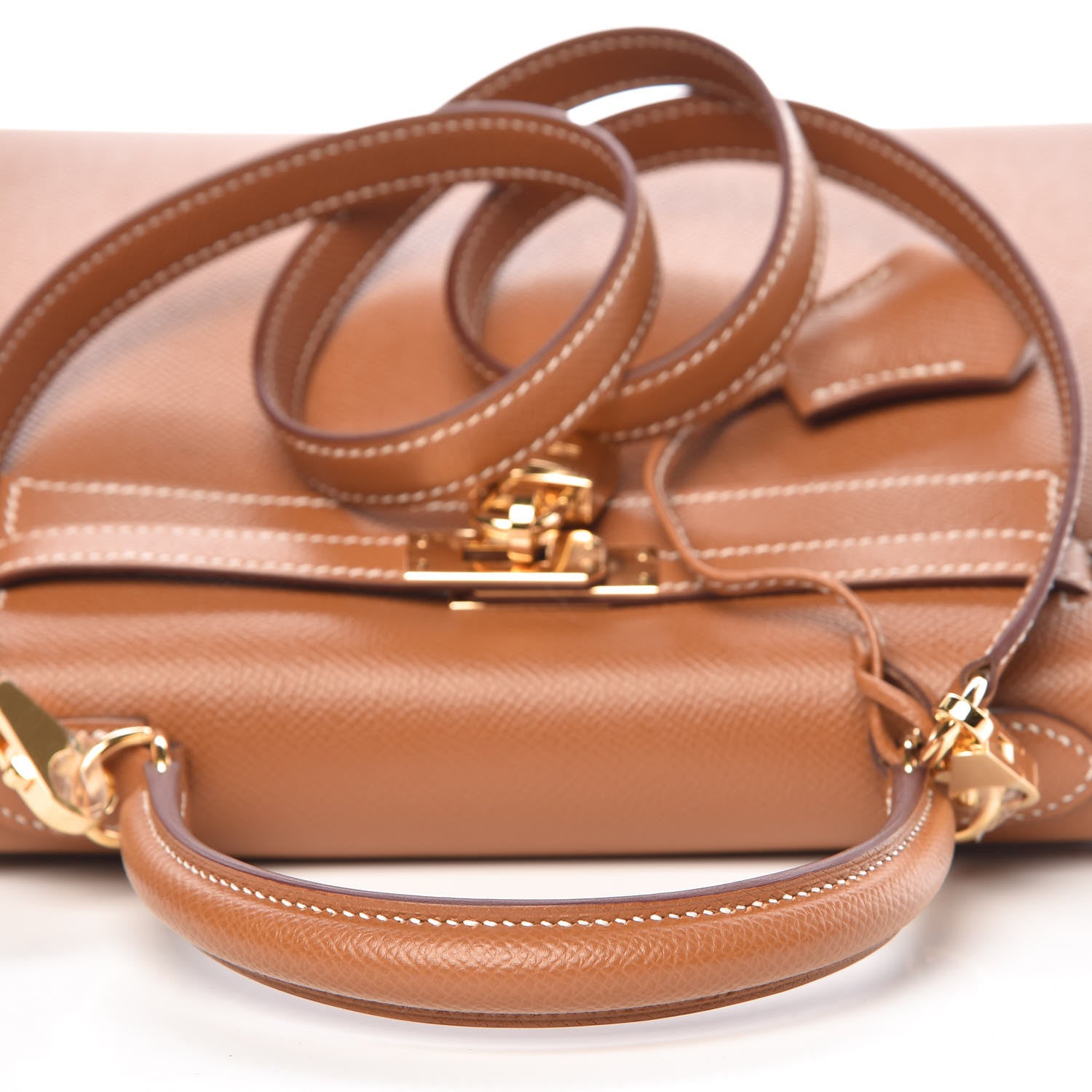Hermes Epsom Kelly Sellier 25 Gold 14 of 46