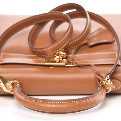 Hermes Epsom Kelly Sellier 25 Gold 14 of 46
