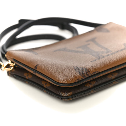 Louis Vuitton Reverse Monogram Giant Double Zip Pochette 9 of 11