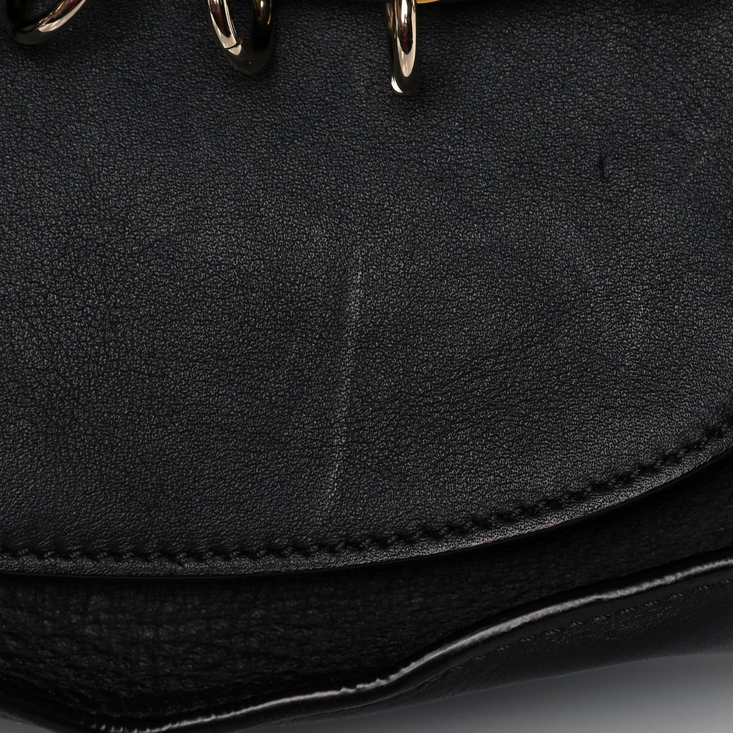 Calfskin Small Hudson Fringe Shoulder Bag Black
