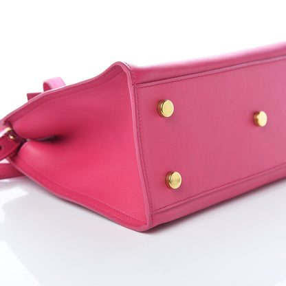 Saint Laurent Calfskin Monogram Baby Cabas Fuchsia 6 of 10
