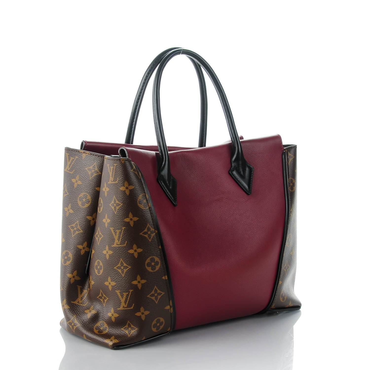 Louis Vuitton Monogram Cuir Orfevre Tote W PM Prunille 3 of 7