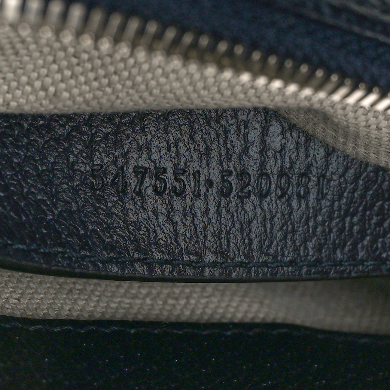 GG Supreme Monogram Textured Dollar Calfskin Web Small Ophidia Tote Bag Beige Blue