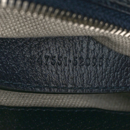 Gucci GG Supreme Monogram Textured Dollar Calfskin Web Small Ophidia Tote Bag Beige Blue 7 of 10