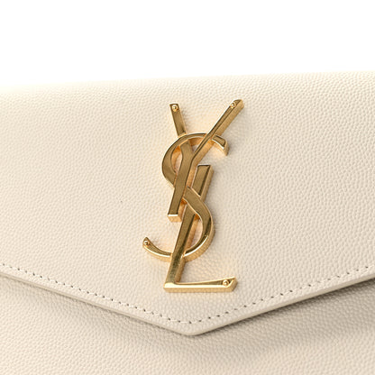 Saint Laurent Grain De Poudre Uptown Pouch Crema Soft 8 of 11