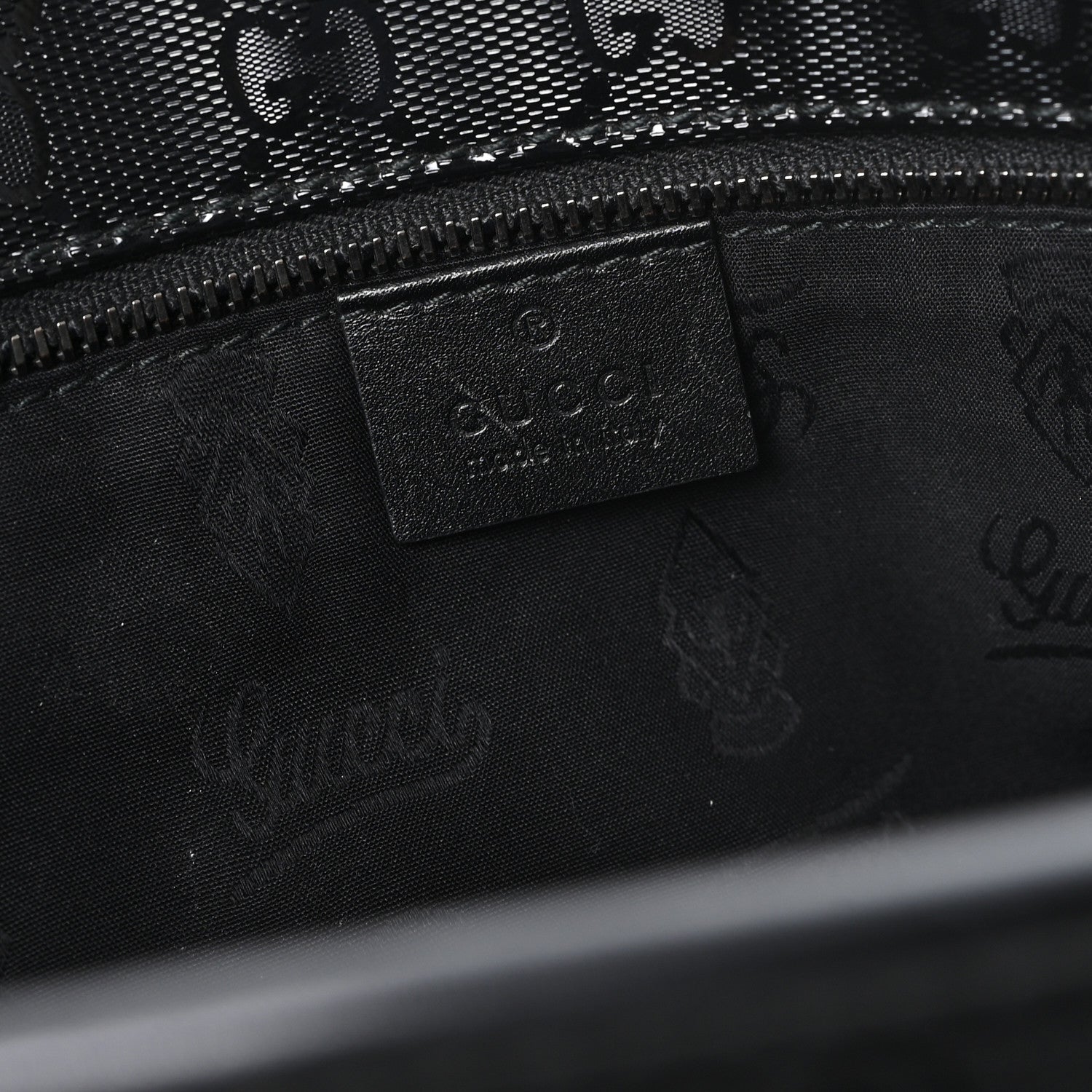 Gucci Imprime Monogram Small Joy Tote Black 6 of 10