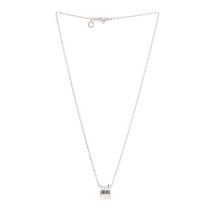 Bulgari 18K White Gold B.Zero1 Pendant Necklace 3 of 5