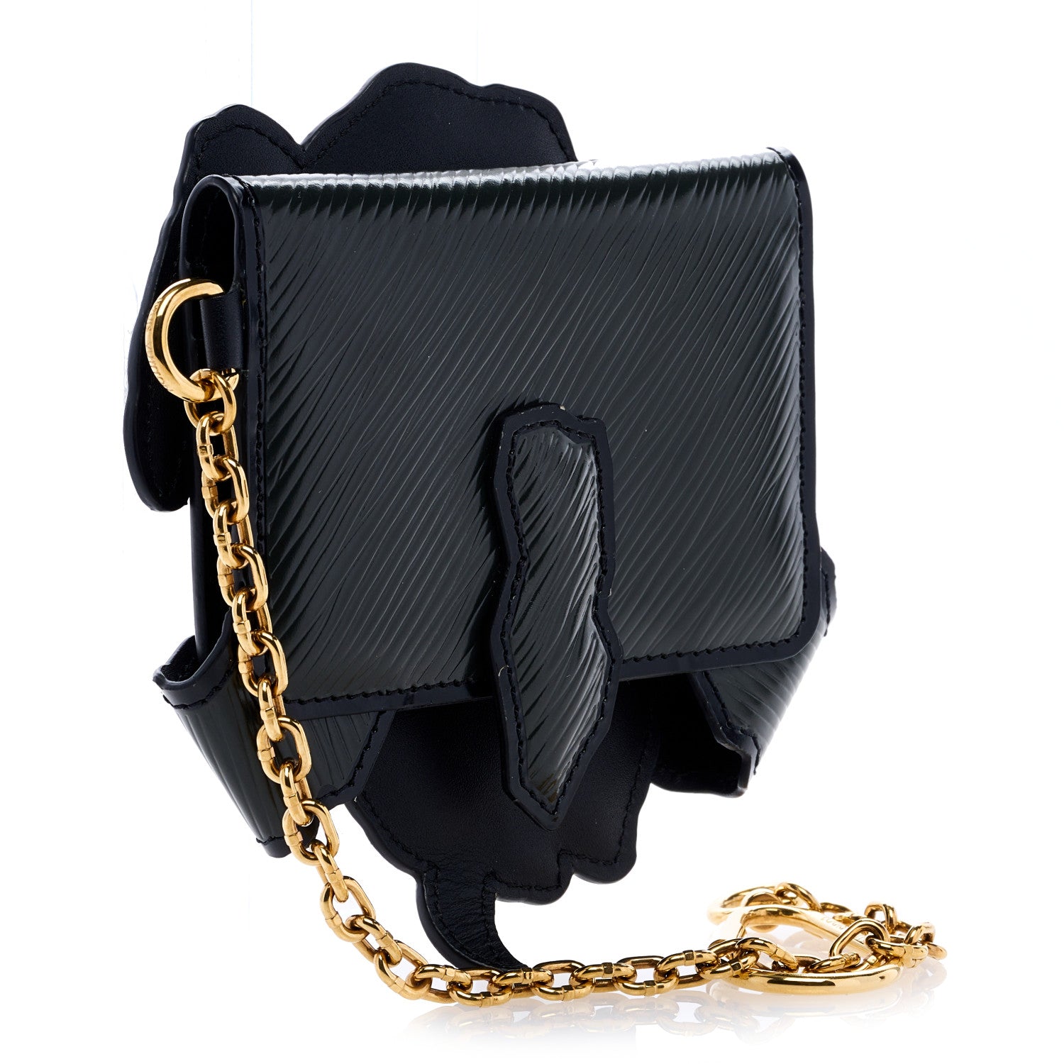 Louis Vuitton Calfskin Epi Catogram Dog Card Holder Gris 3 of 6