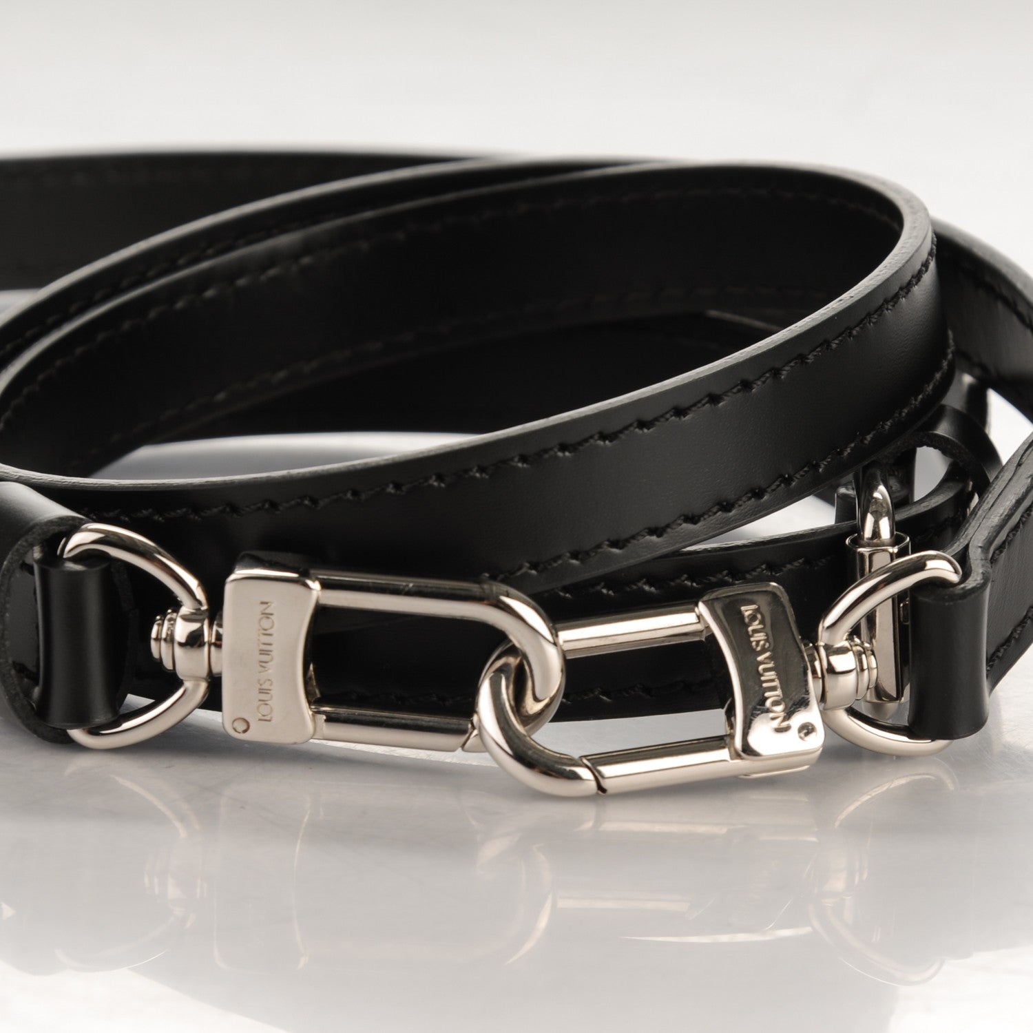 Louis Vuitton Epi Adjustable Shoulder Strap 16MM Black 5 of 5