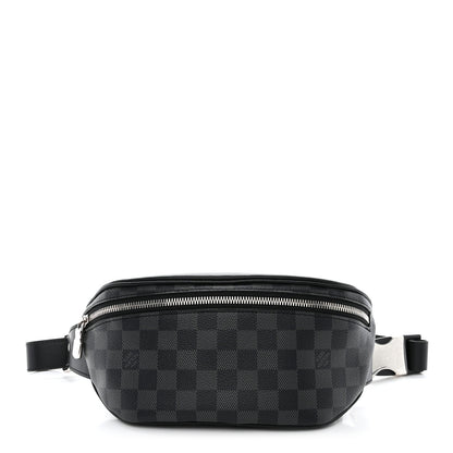 Louis Vuitton LOUIS VUITTON Damier Graphite Campus Bumbag Black 1 of 9