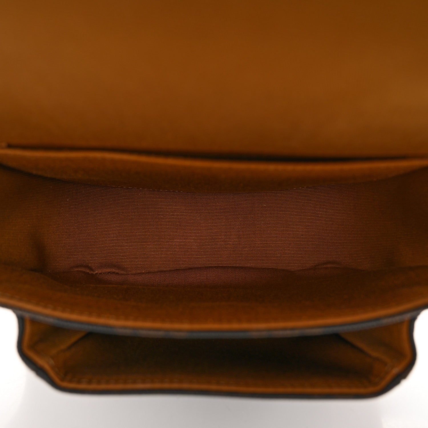 Celine Triomphe Canvas Medium Folco Bag Tan 5 of 9