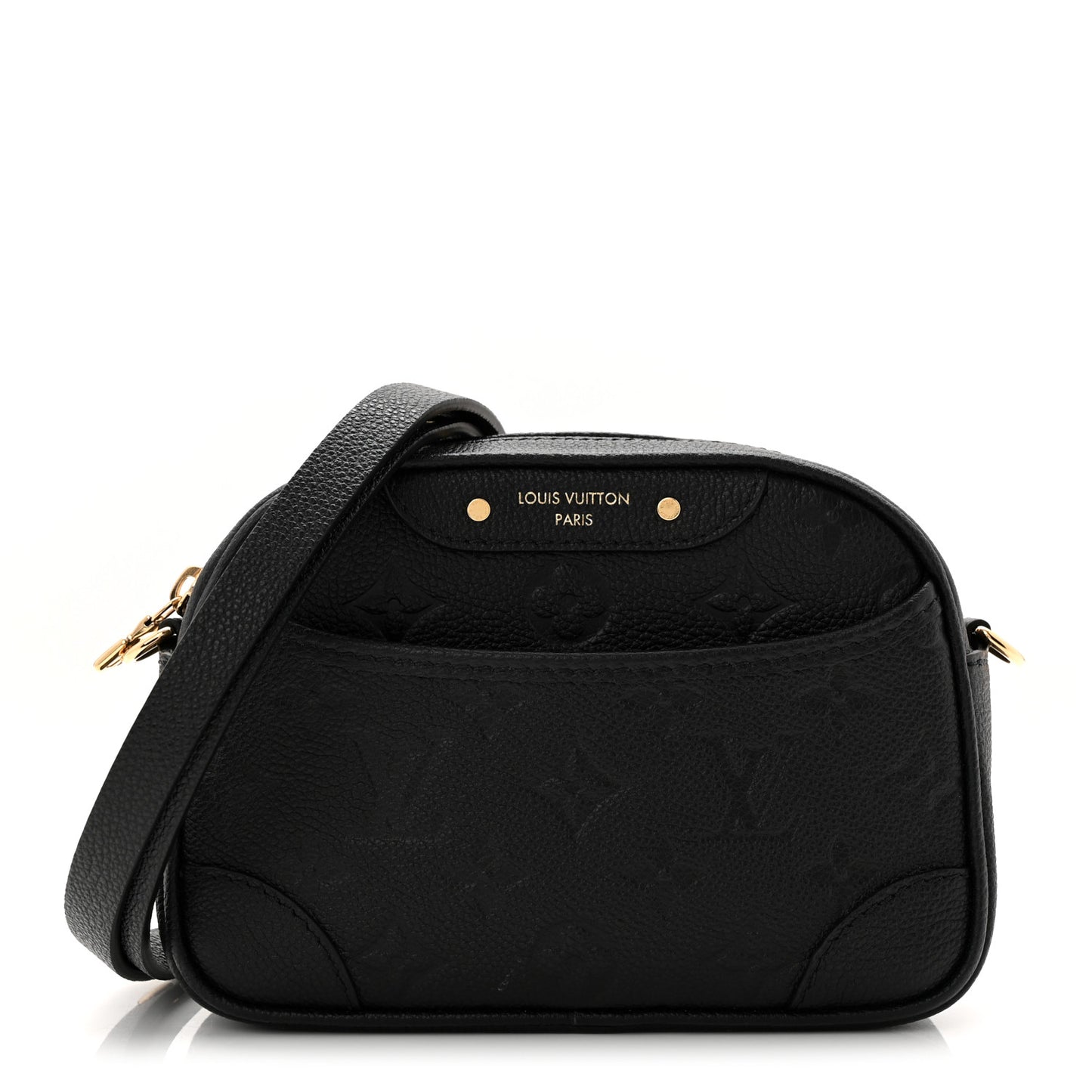 Empreinte Monogram Tiny Camera Bag Black