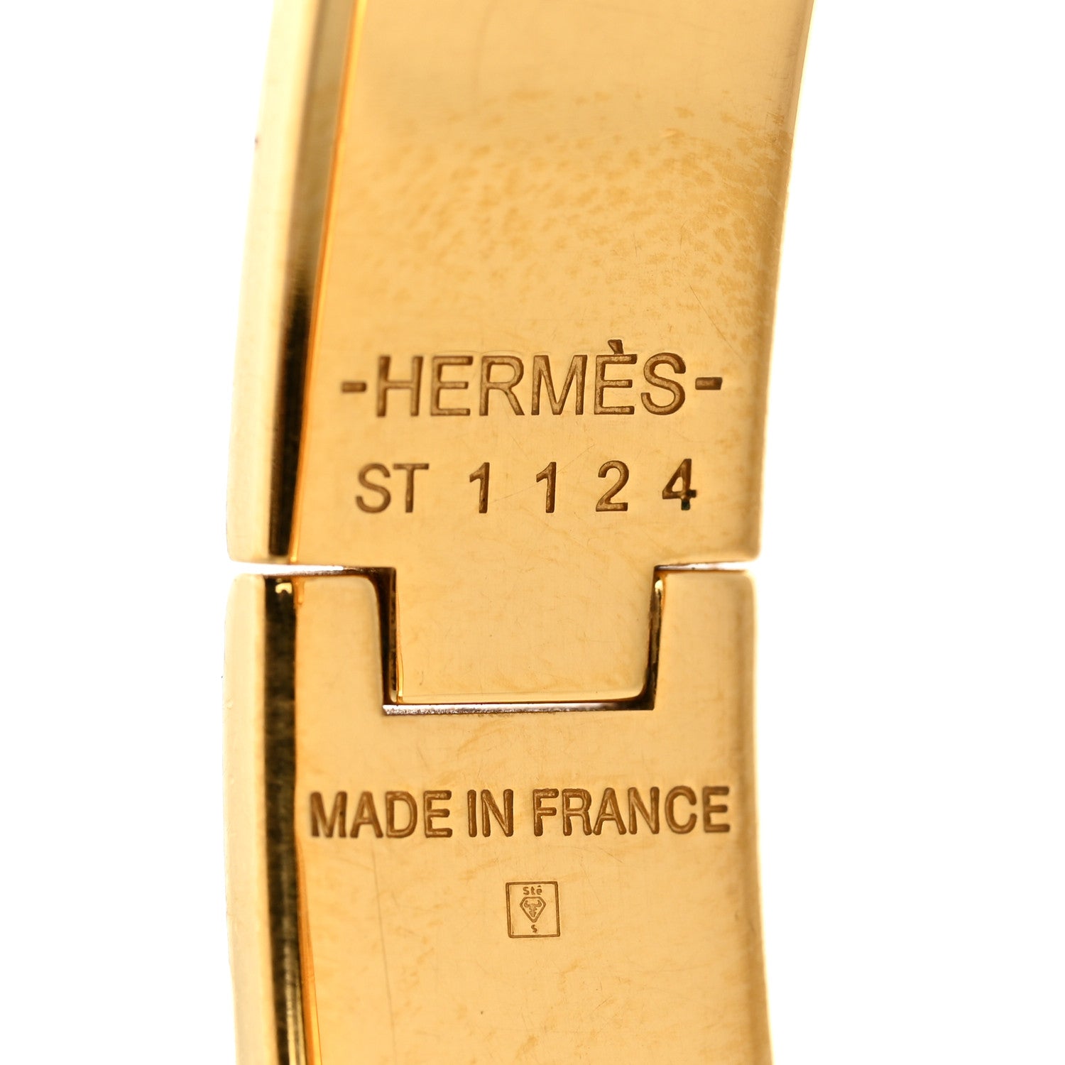 Hermes Enamel Narrow Clic Clac H Bracelet PM Black 4 of 5