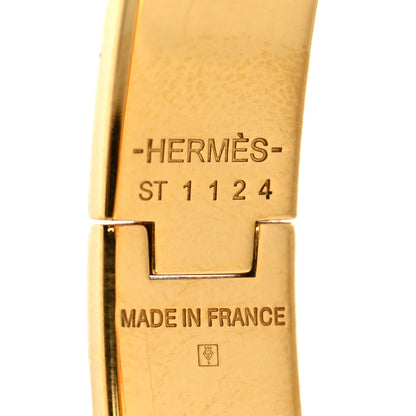 Hermes Enamel Narrow Clic Clac H Bracelet PM Black 4 of 5
