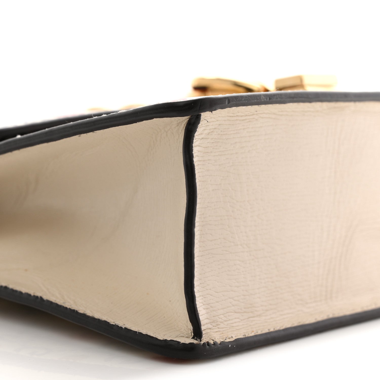 Gucci Calfskin Valentine's Day Exclusive Small Sylvie Top Handle Bag Ivory 9 of 15