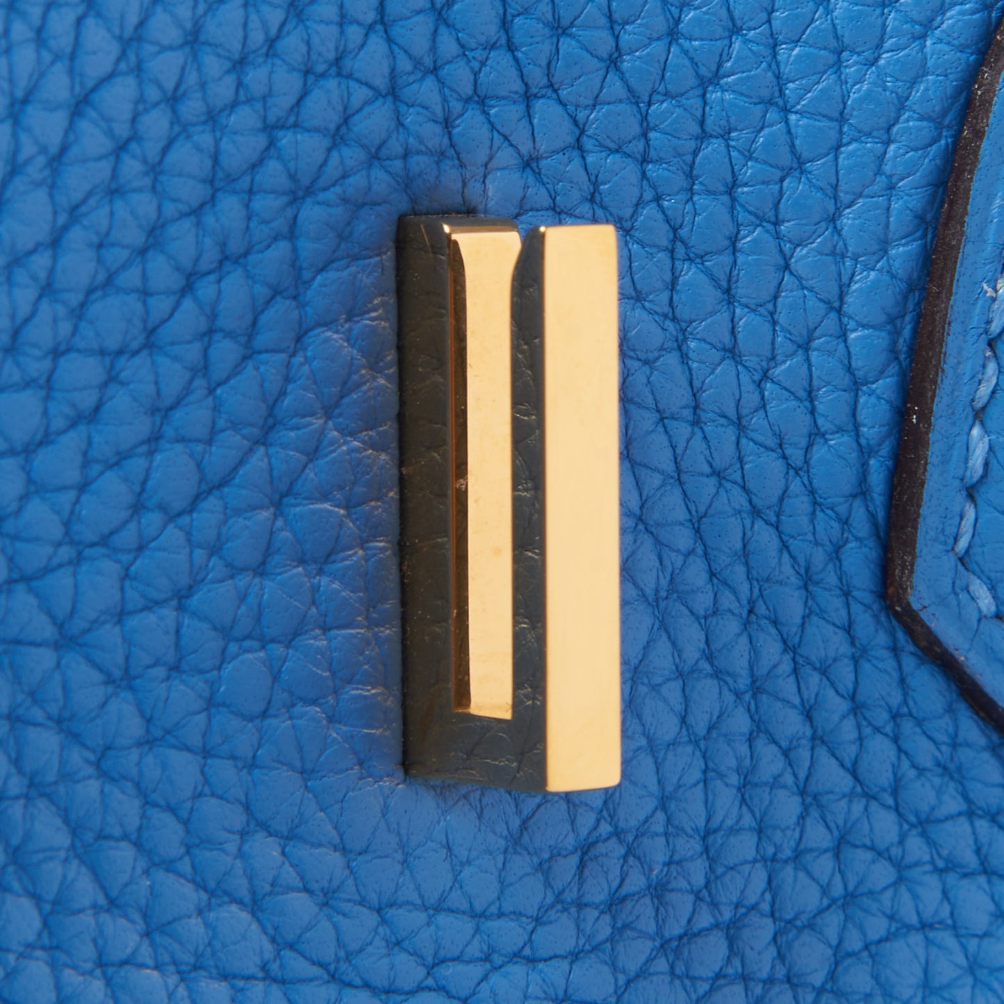 Taurillon Clemence Birkin 30 Bleu Paradis