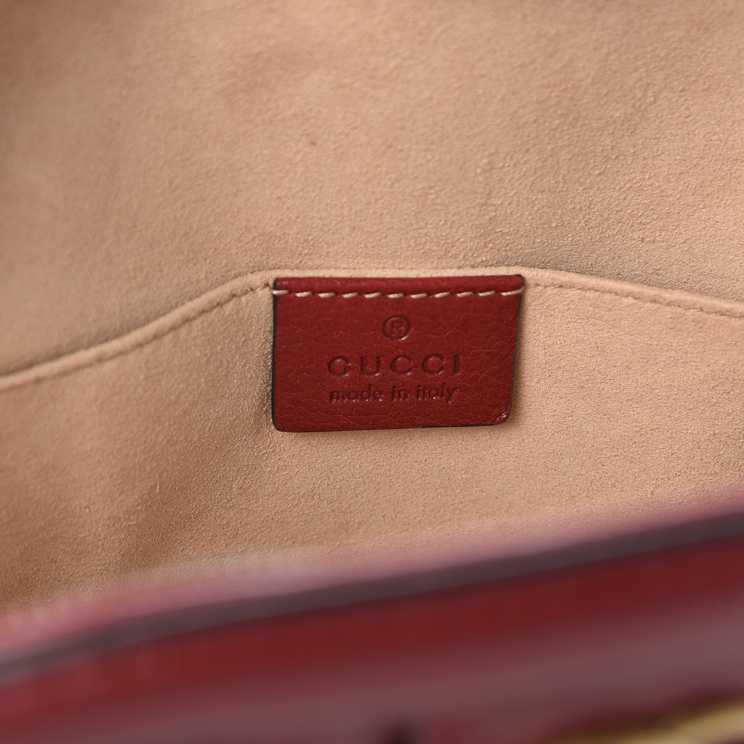 Gucci Piuma Lux Calfskin Small Re(Belle) Crossbody Bag Romantic Cerise 7 of 9