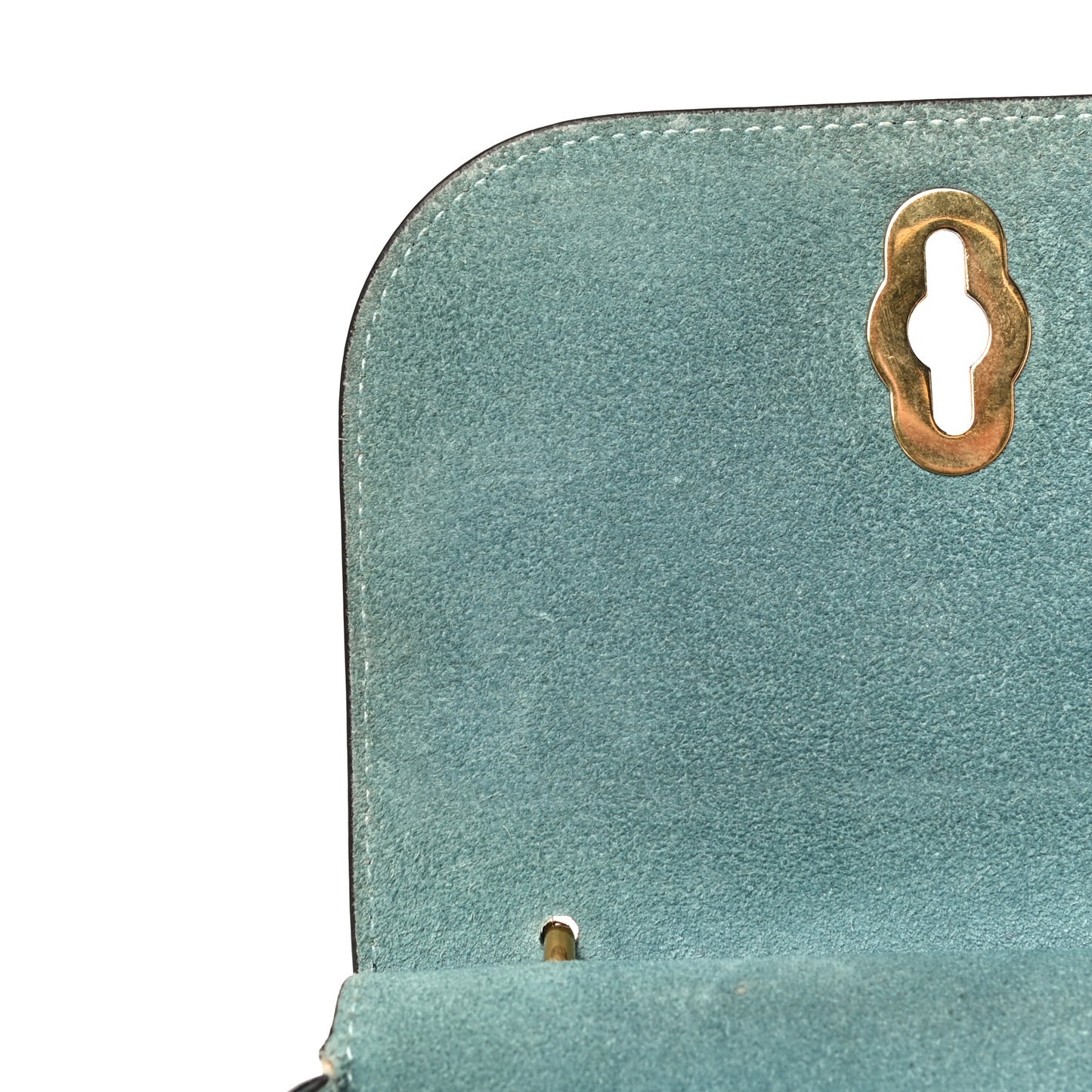 Lizard Embossed Calfskin Small Amberley Satchel Frozen